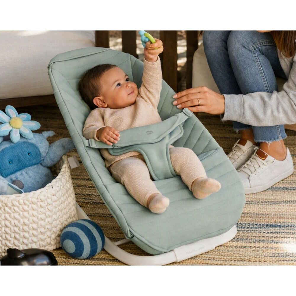 Munchkin Bouncer & Rocker Premium Seat Cover – Sage Green – Replacement Cover
